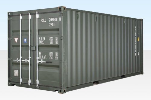20ft Shipping Container (One Trip) Dark Green
