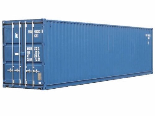 40ft x 8ft One Trip Tunnel Container (Double End Door) Blue
