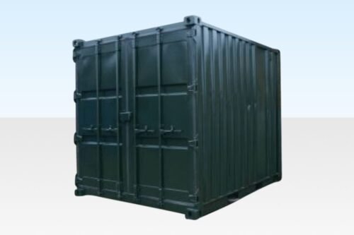 10 ft Cut Down Shipping Container – Steel Construction, Lockbox, Wind and Watertight