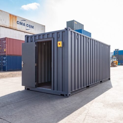 20ft Standard Shipping Container – Grey Exterior
