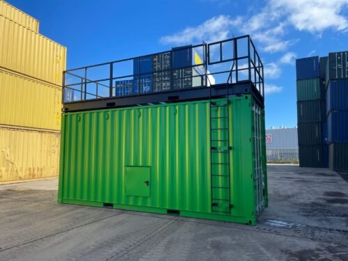 20ft Confined Space Training Container with Roof Deck and Hatches